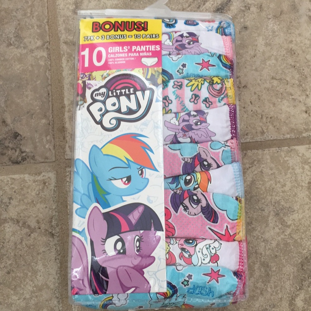 Girls My Little Pony underwear, sz6